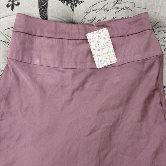 Free People Normani Bias Satin Midi Skirt - Picture 5 of 16